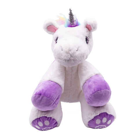 Poppy the Unicorn | 14" Stuffed Animal with Matching Bags