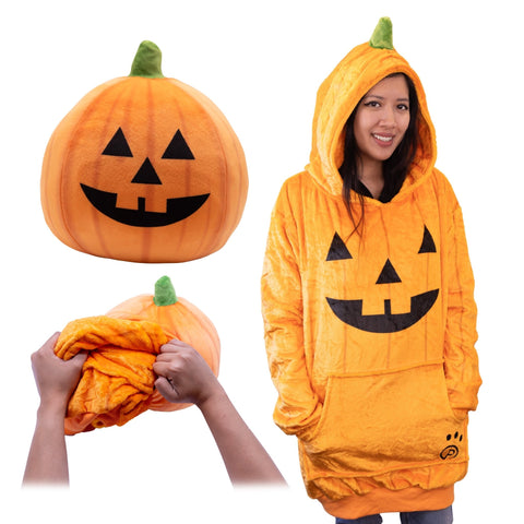 Pumpkin Snugible | Blanket Hoodie & Pillow