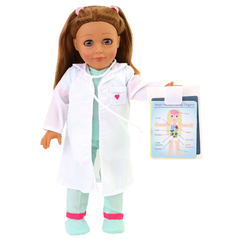 Eimmie 18" Doll Clothing Doctor Playtime Pack