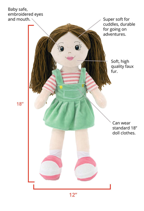 Allie 18 Inch Rag Doll