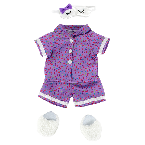 Trendy 18 Inch Doll Romper and Pajama Set - Stylish Doll Outfits