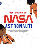 Plushible.com14 Inch Rag DollsNASA | Astronaut Charlie 14 Inch Plush Figure