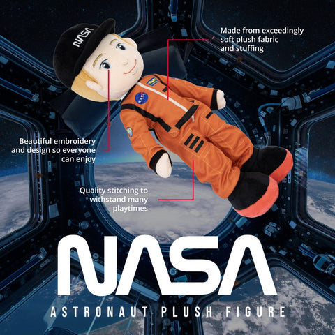 Plushible.com14 Inch Rag DollsNASA | Astronaut Howie 14 Inch Plush Figure