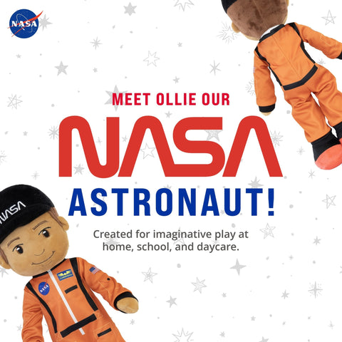 Plushible.com14 Inch Rag DollsNASA | Astronaut Ollie 14 Inch Plush Figure