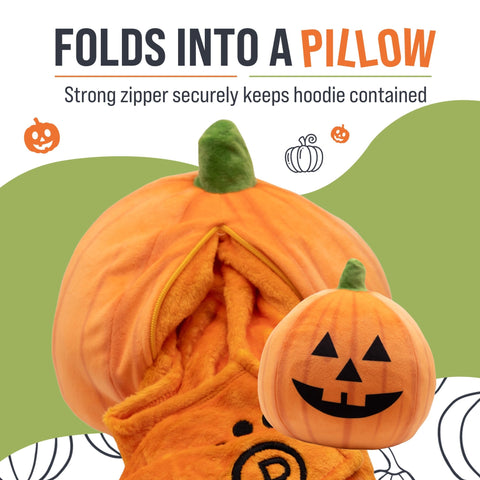 Pumpkin Snugible | Blanket Hoodie & Pillow