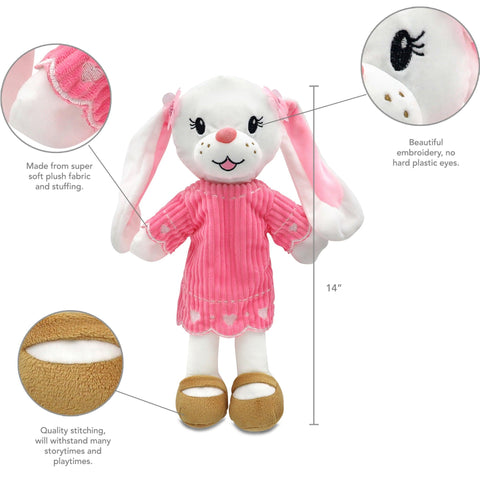 Sharewood Forest Friends Hand Puppet Brie the Bunny - OrangeOnions Wholesale