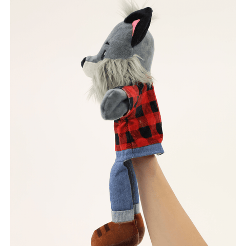 Sharewood Forest Friends Hand Puppet Walter the Wolf - OrangeOnions Wholesale