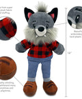 Sharewood Forest Friends Hand Puppet Walter the Wolf - OrangeOnions Wholesale