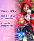 Firefighter Uniform Costume for 18 Inch Dolls - Playtime by Eimmie