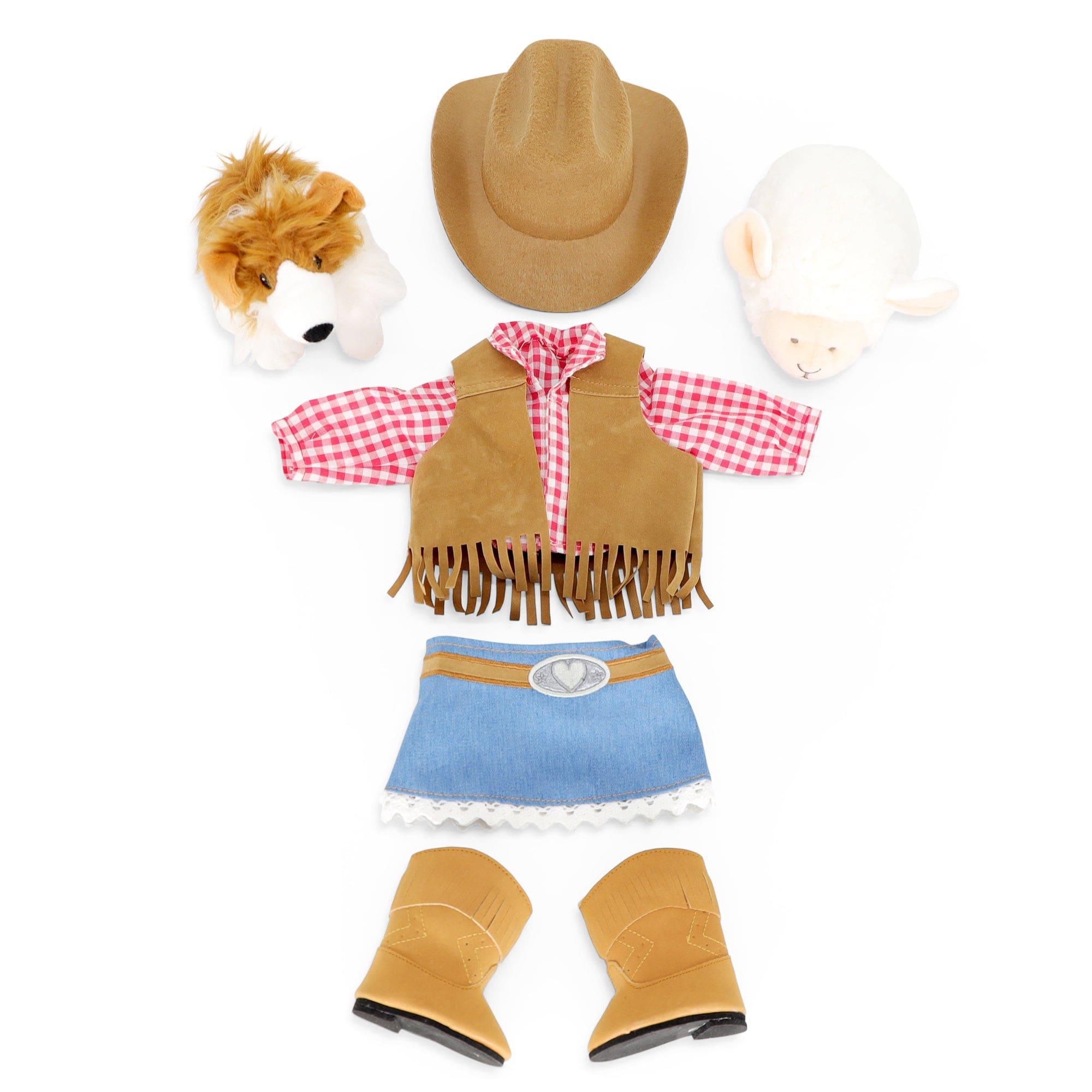 18 Inch Doll Cowgirl Clothes Western Themed Doll Accessories Playtime by Eimmie