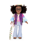 retro doll outfit matching doll and me flower crown accessories