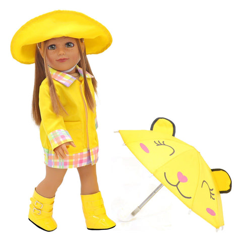 Rainy Day 18 inch doll outfit set