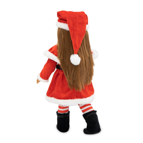 Holiday Dress Outfit for 18" Dolls and Matching Girl Accessories | Playtime by Eimmie Holiday Dress Outfit for 18" Dolls and Matching Girl Accessories | Playtime by Eimmie