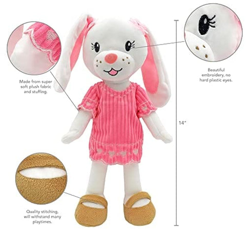 Brie the Bunny 14 Inch Rag Doll