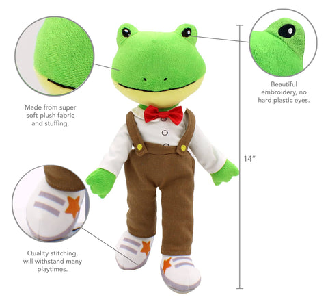 Freddy the Frog 14 Inch Rag Doll