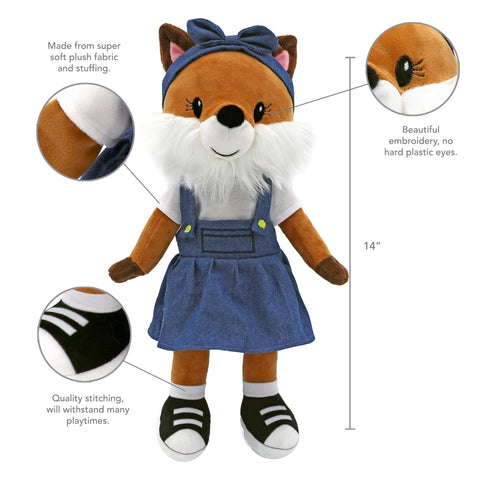 Fiona the Fox 14 Inch Rag Doll