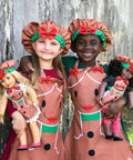Gingerbread Apron for Girls and 18 Inch Dolls - Playtime by Eimmie
