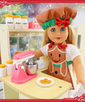 holiday apron doll outfit set