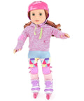 Eimmie 18" Doll Clothing 18 Inch Doll Clothing - Roller Skating Outfit