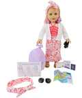Eimmie 18" Doll Clothing Travel Playtime Pack