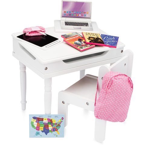 wood desk for 18 inch dolls for sale