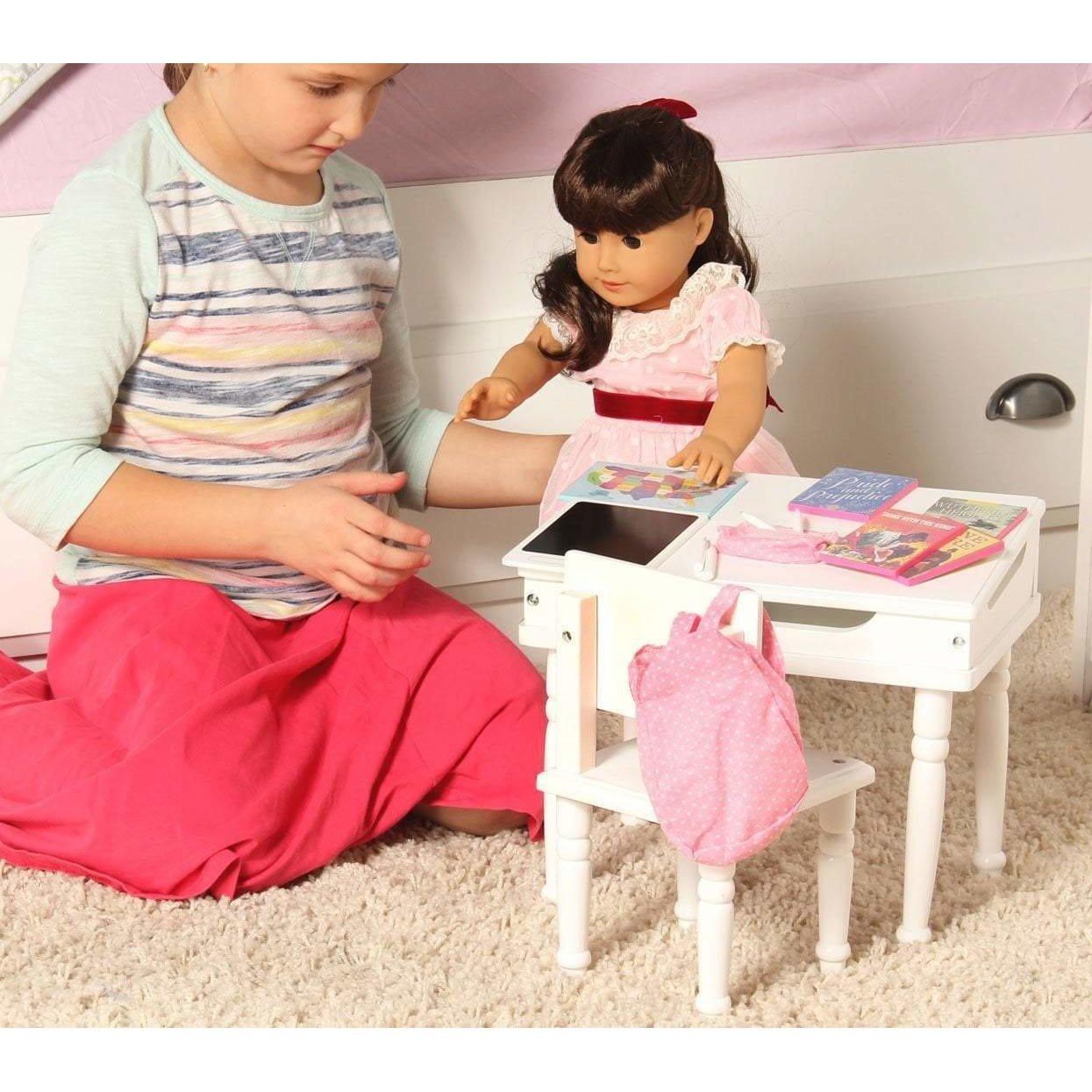 Playtime by Eimmie 18 Inch Doll Furniture top - Couch for Doll House with Living Roo