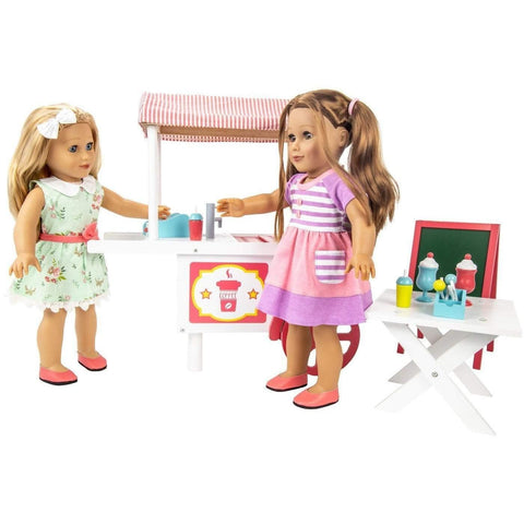 Eimmie 18 Inch Doll Furniture 18 Inch Doll Furniture - Food Cart Set