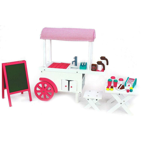 Eimmie Café Cart with Accessories