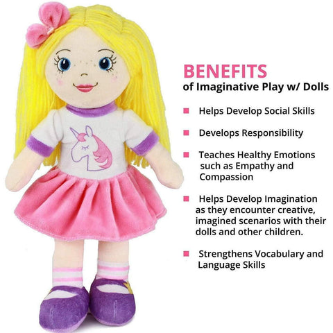 Eimmie Dolls 14 Inch Soft Rag Dolls