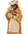 Eimmie Wearables "Pawley" Bear Snugible Blanket Sweatshirt