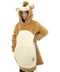 Eimmie Wearables "Pawley" Bear Snugible Blanket Sweatshirt