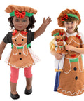 Gingerbread Apron for Girls and 18 Inch Dolls - Playtime by Eimmie